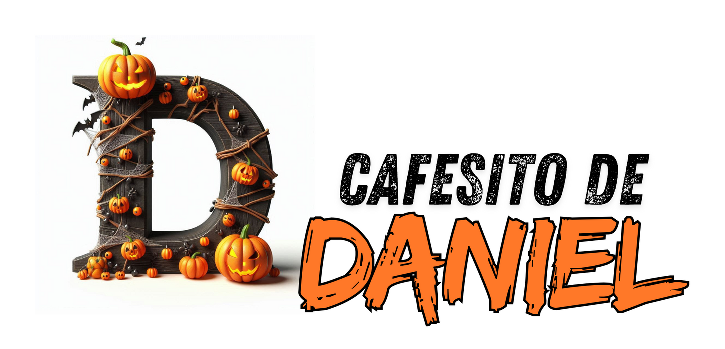 Taza Inicial y nombre Halloween