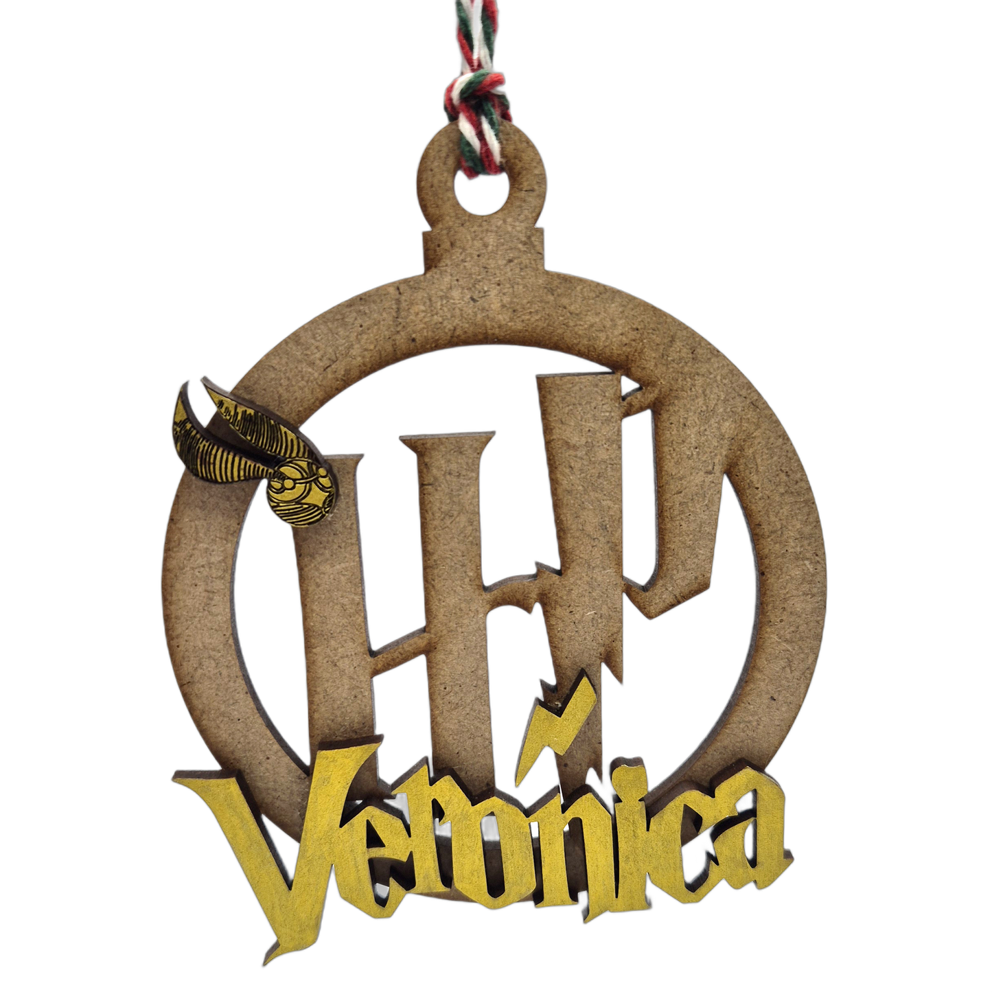 Bola de Navidad Harry Potter con nombre