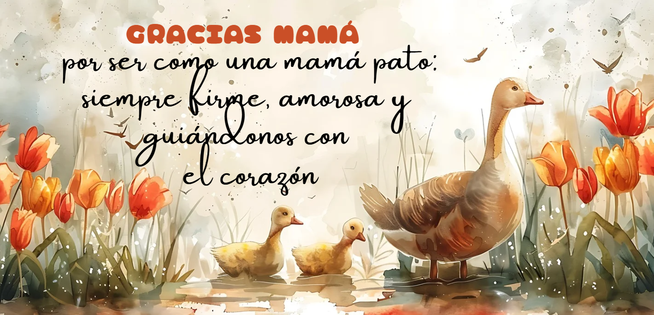 Taza mamá pato