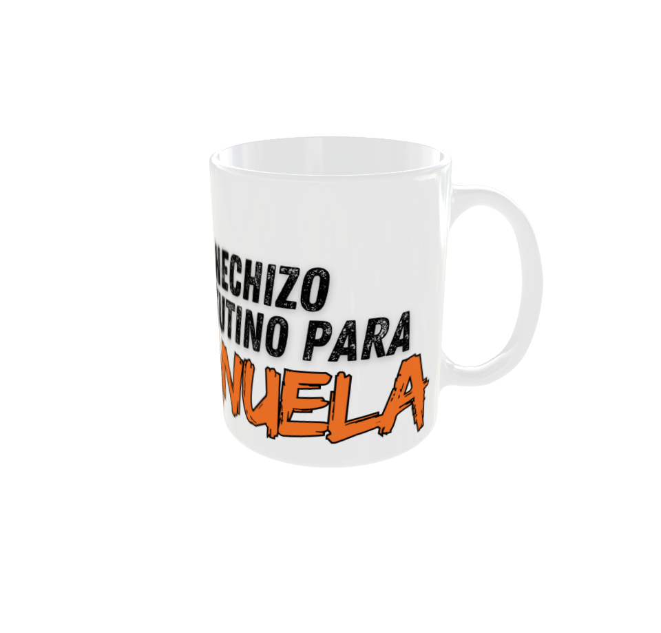 Taza Inicial y nombre Halloween