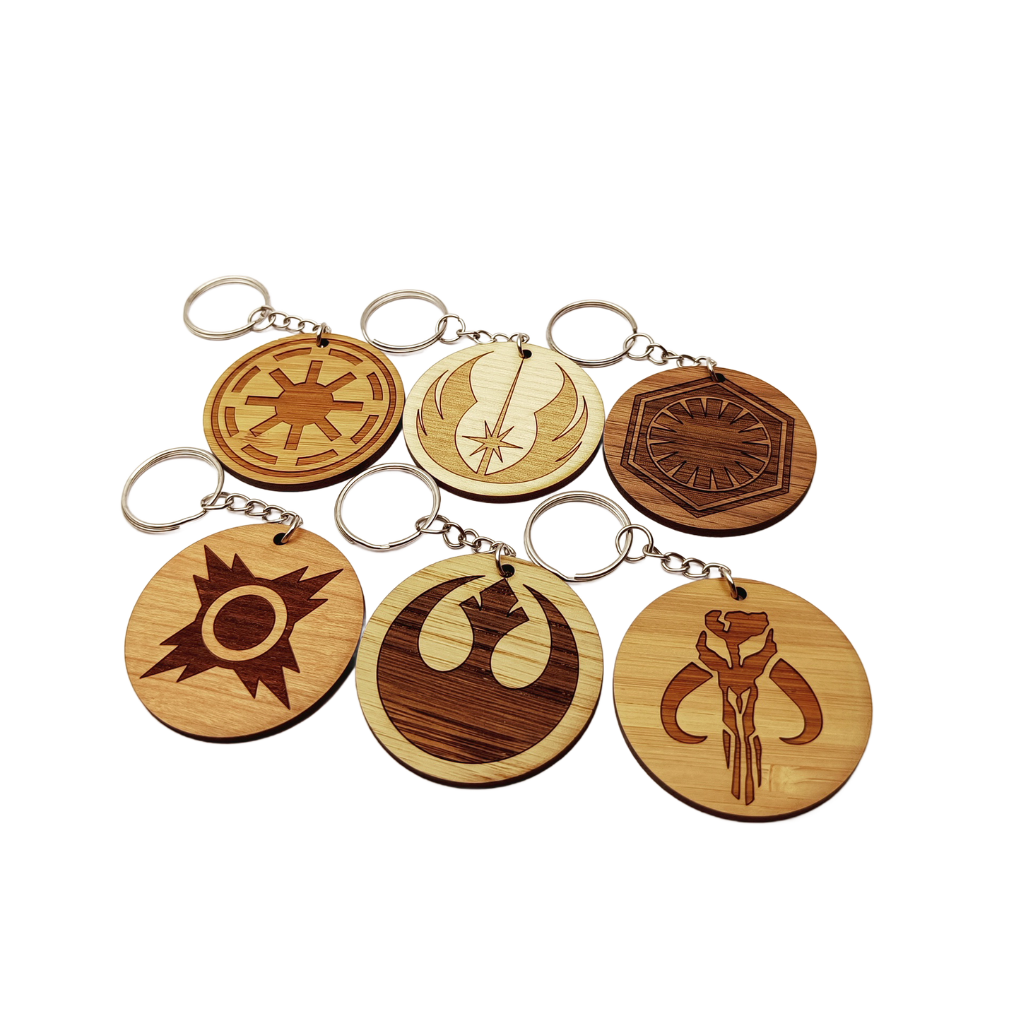 Llavero de madera Star Wars personalizado