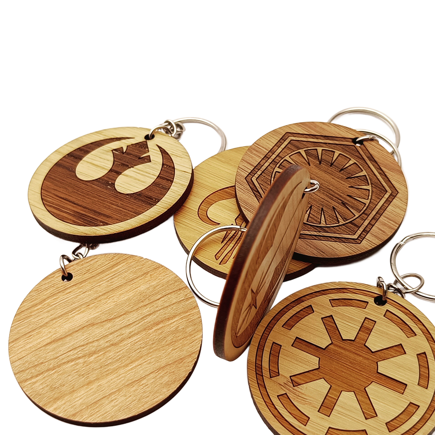 Llavero de madera Star Wars personalizado