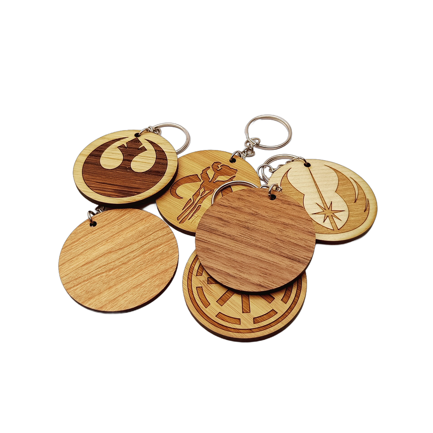 Llavero de madera Star Wars personalizado
