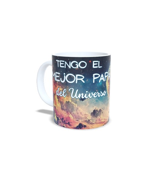 Mejor Papá del Universo – Taza Personalizada