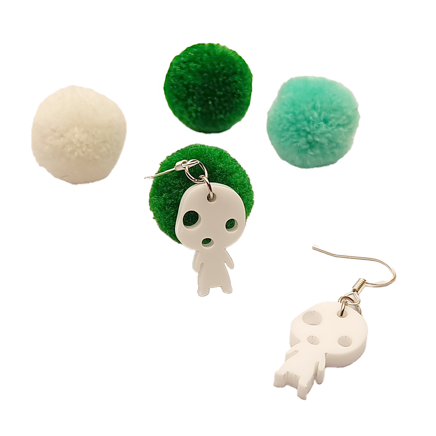 Pendientes de Kudama Studio Ghibli