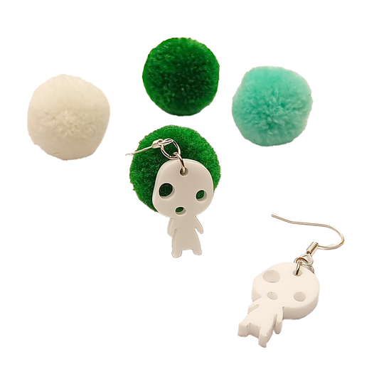 Pendientes de Kudama Studio Ghibli