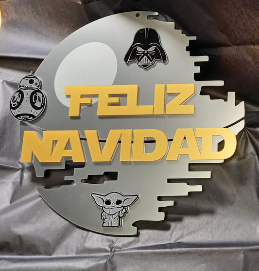 Cartel Navidad Star Wars