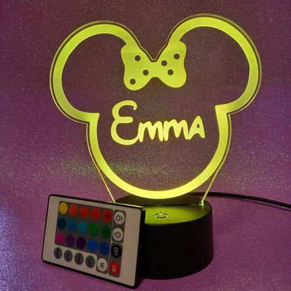 Lámpara Minnie Personalizada