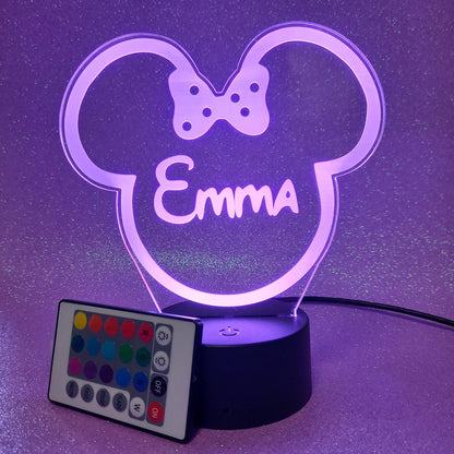 Lámpara Minnie Personalizada