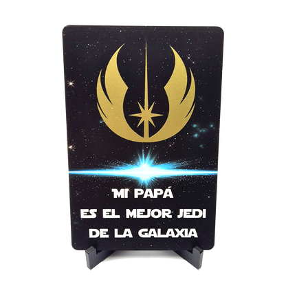 Cartel Día del Padre Jedi