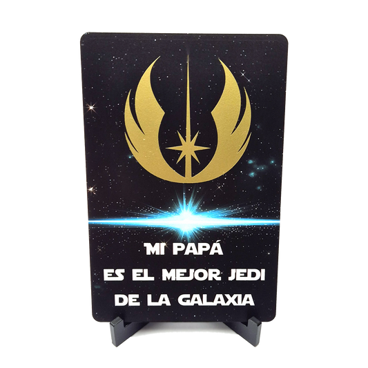 Cartel Día del Padre Jedi