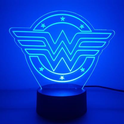Lámpara LED Wonder Woman