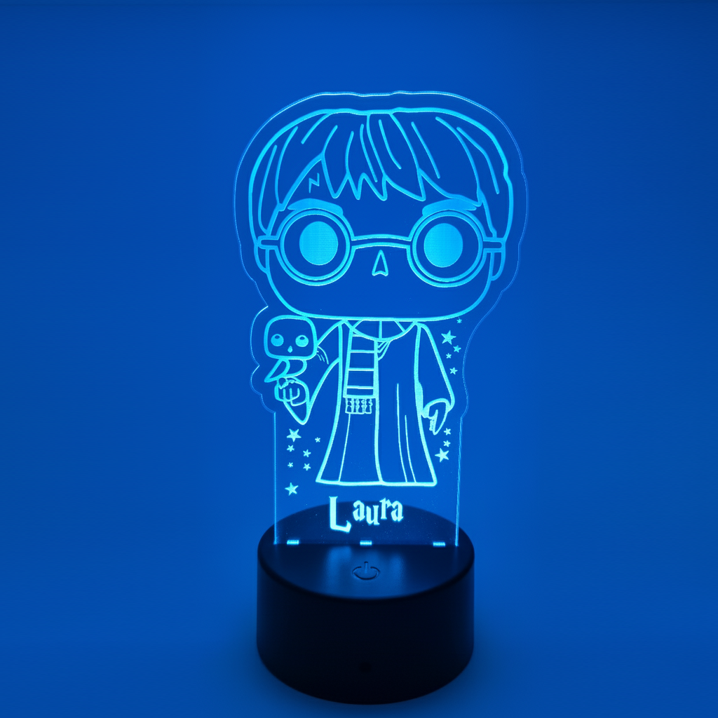 Lámpara LED Harry Potter con Nombre