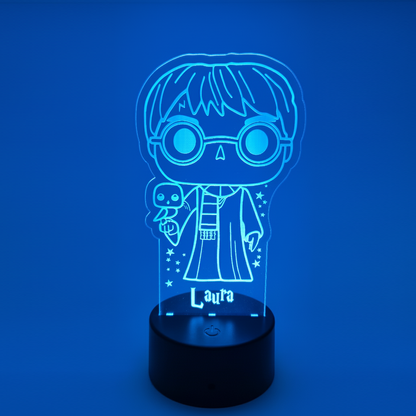 Lámpara LED Harry Potter con Nombre