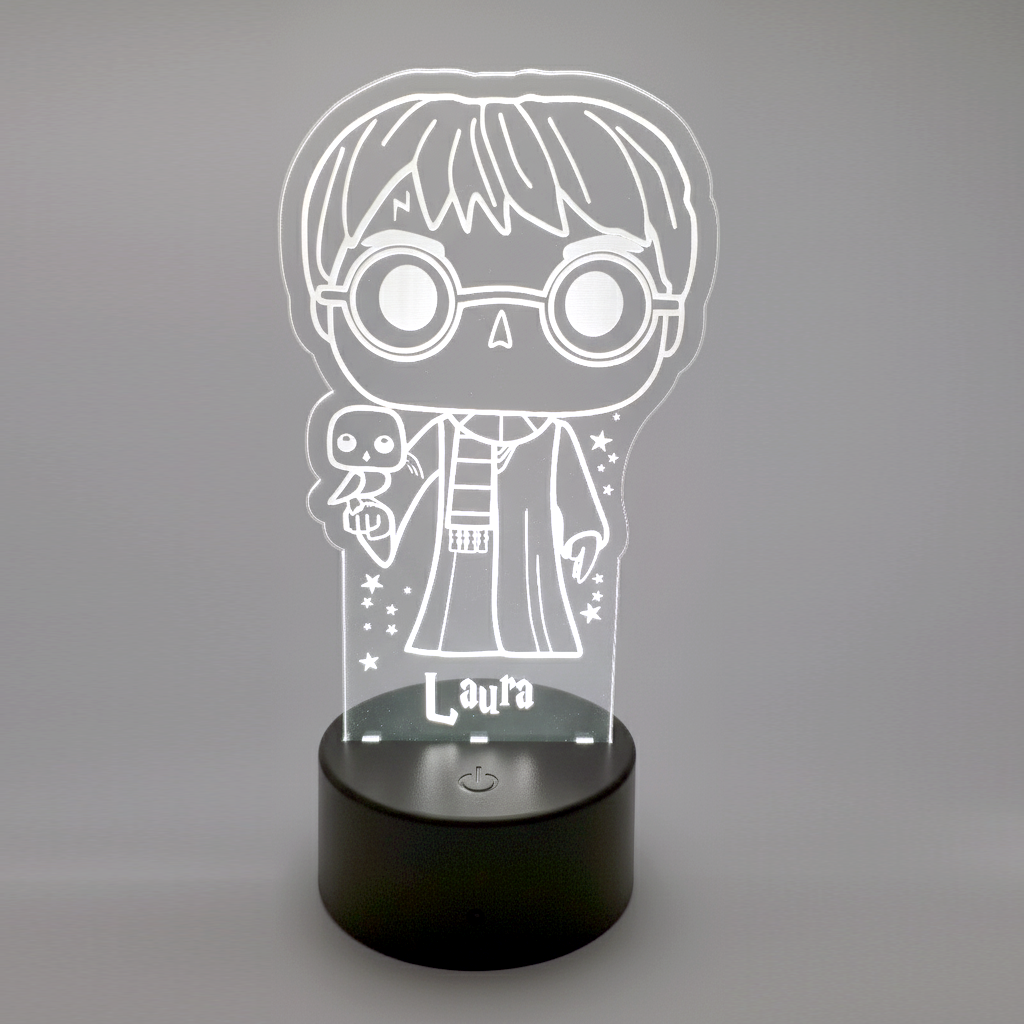 Lámpara LED Harry Potter con Nombre