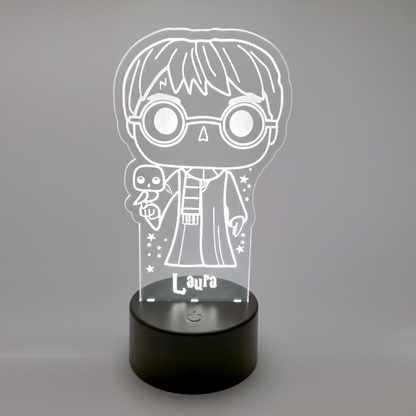 Lámpara LED Harry Potter con Nombre