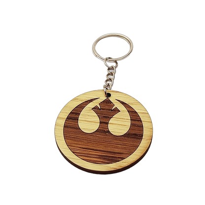 Llavero de madera Star Wars personalizado