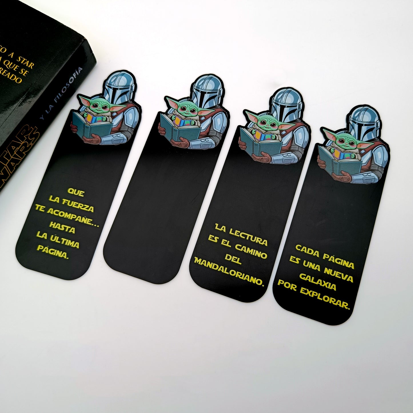 Marcapáginas Mandalorian y Grogu