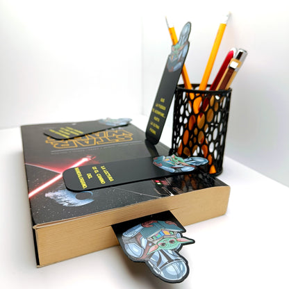 Marcapáginas Mandalorian y Grogu