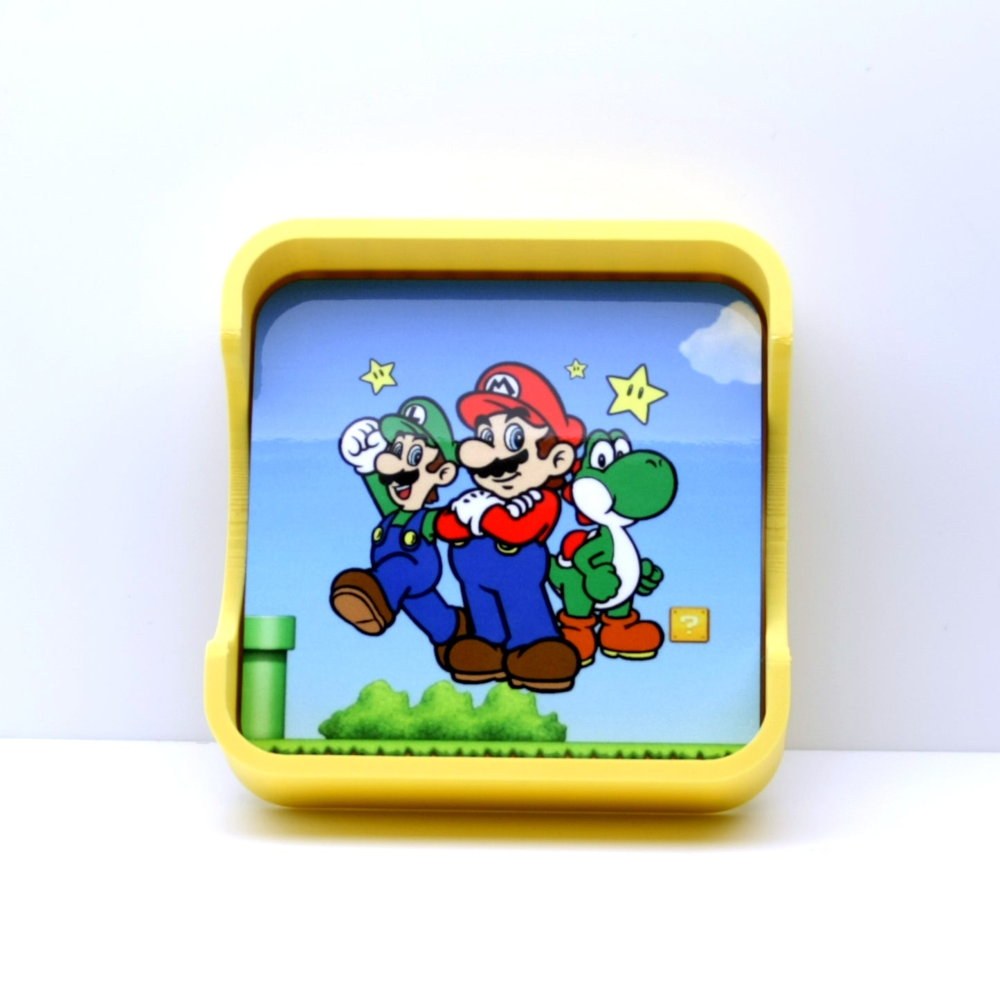 Pack de 4 Posavasos Cuadrados Super Mario