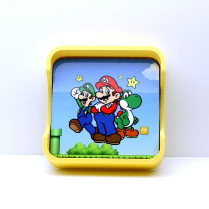 Pack de 4 Posavasos Cuadrados Super Mario