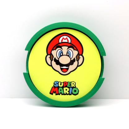 Pack de 4 Posavasos Redondos Super Mario