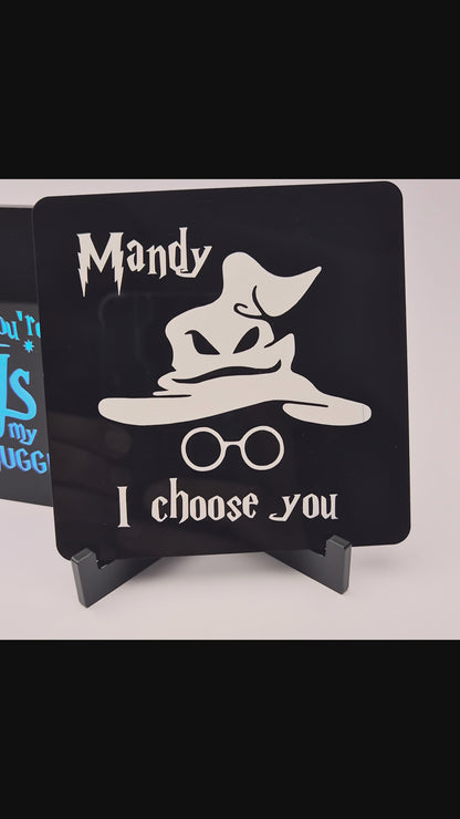 Cartel Vinilo Harry Potter personalizado